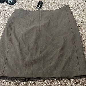 Express Green Mini Pencil Skirt for Casual Wear